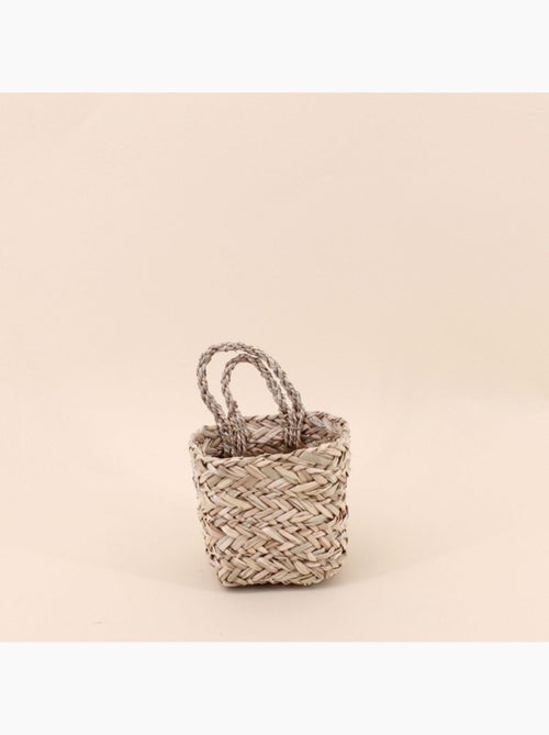 Lot de 2 paniers en fibres naturelles - Kiabi