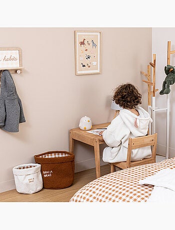 Lot de 2 paniers enfant en bouclette CALI