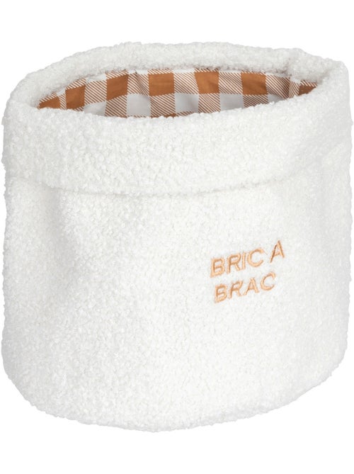Lot de 2 paniers enfant en bouclette CALI - Kiabi Lot de 2 paniers enfant en bouclette CALI - Kiabi
