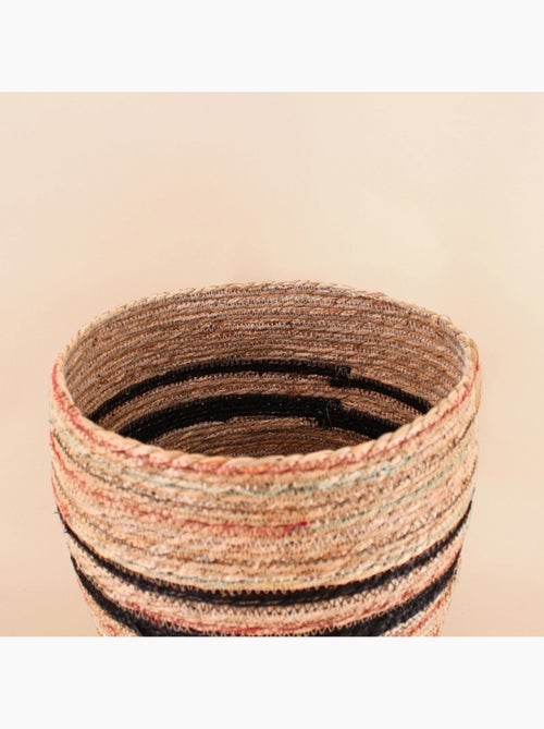 Lot de 2 paniers hauts en fibres naturelles - Kiabi