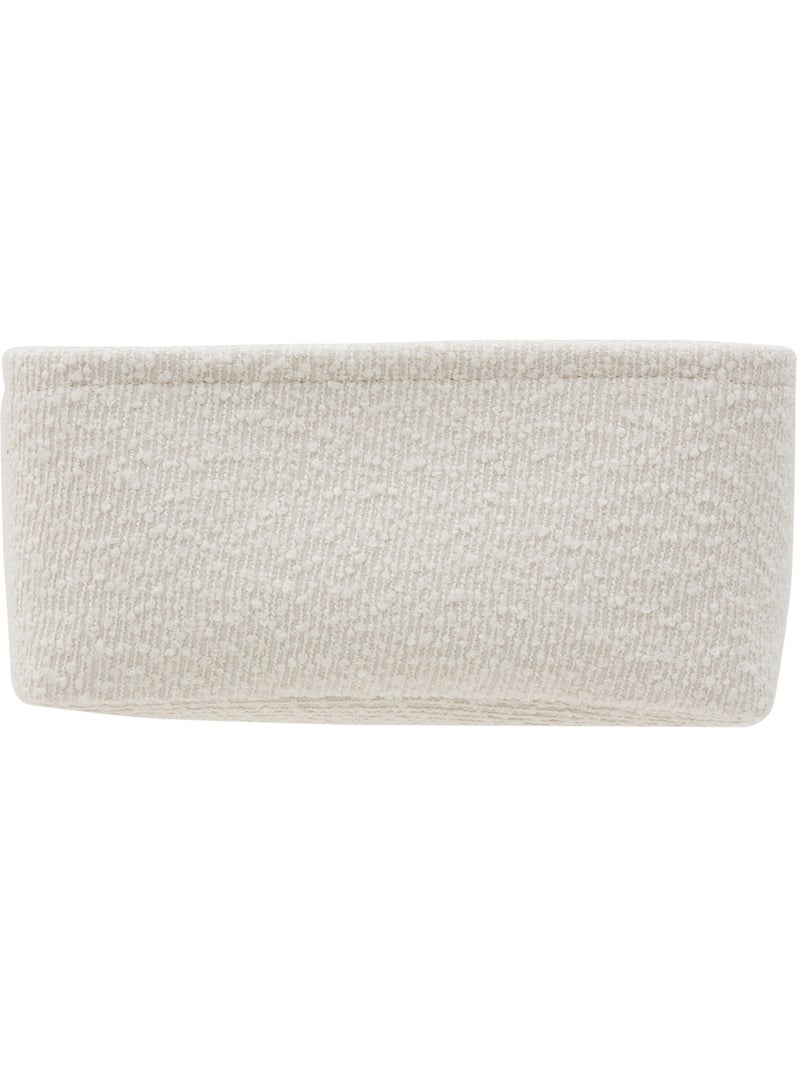 Lot de 2 paniers rectangulaires BOUCLETTE Blanc - Kiabi