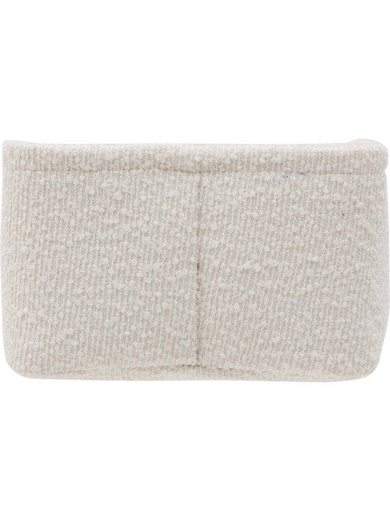 Lot de 2 paniers rectangulaires BOUCLETTE Blanc - Kiabi