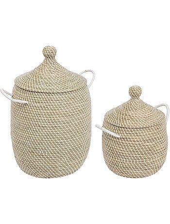 Lot de 2 paniers SOLEYA