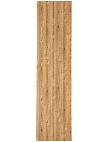 Lot de 2 panneaux décoratifs effet bois 120x30cm ALCOV