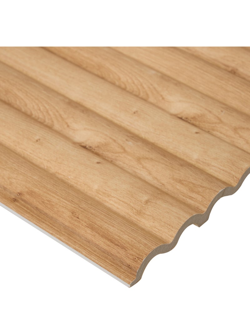 Lot de 2 panneaux décoratifs effet bois 60x30cm ALCOV Beige - Kiabi