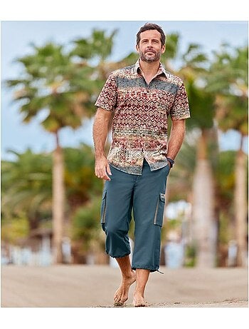 Lot de 2 pantacourts cargo microfibre - atlas for men