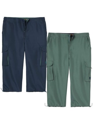 Lot de 2 Pantacourts Cargo Microfibre   - ATLAS FOR MEN