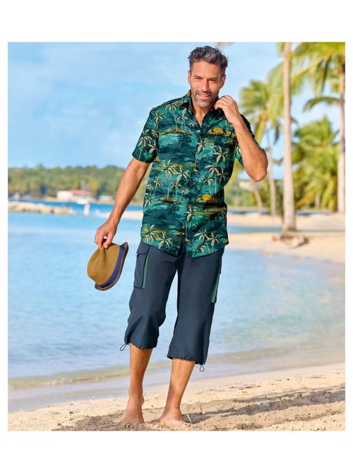 Lot de 2 Pantacourts Cargo Microfibre   - ATLAS FOR MEN - Kiabi