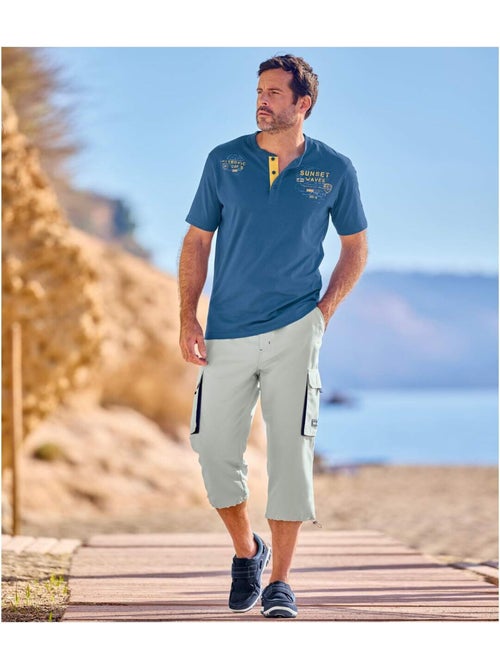 Lot de 2 Pantacourts Cargo Microfibre Top Confort   - ATLAS FOR MEN - Kiabi