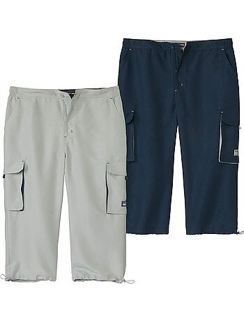 Le lot de 2 pantacourts cargo microfibre - atlas for men