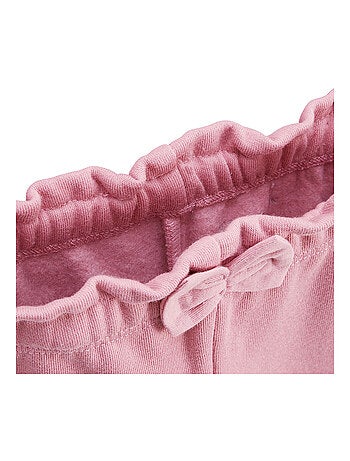 Lot de 2 pantalons bébé en molleton Dina