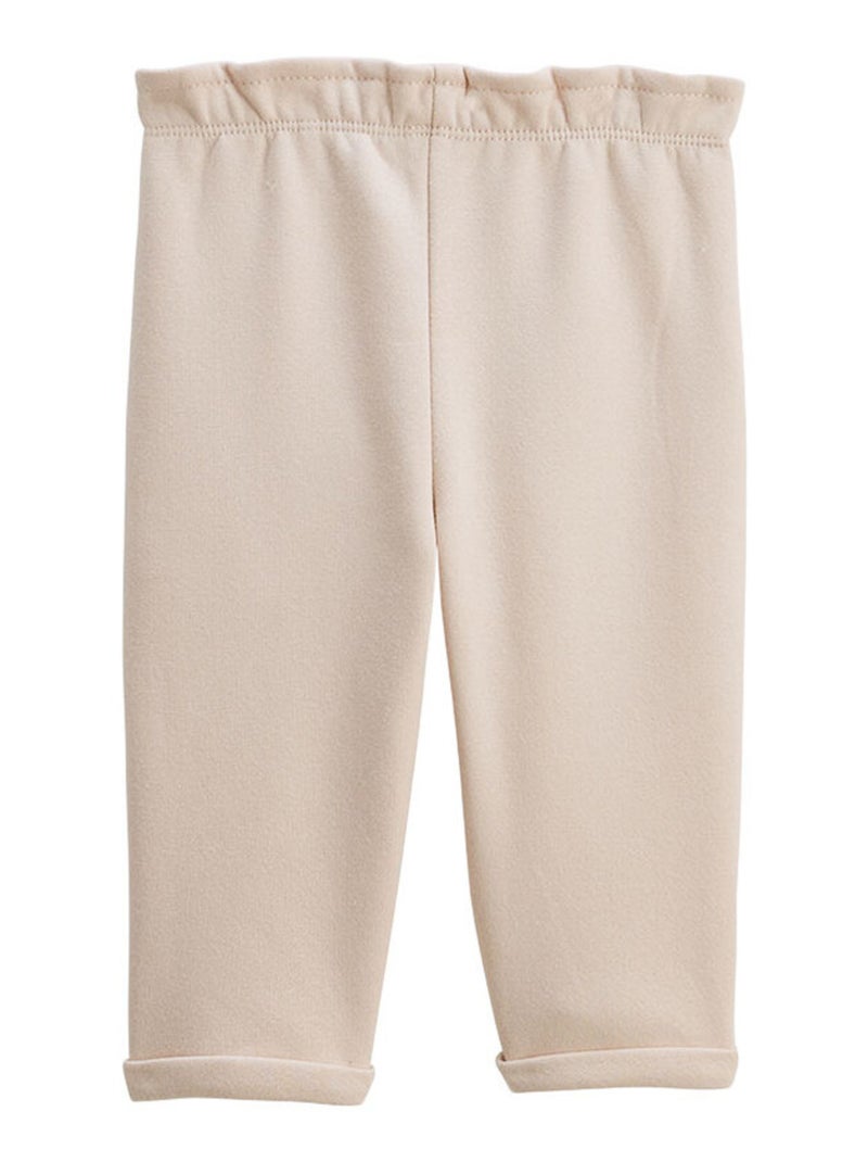 Lot de 2 pantalons bébé en molleton Dina Rose - Kiabi
