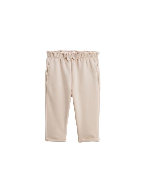 Lot de 2 pantalons bébé en molleton Dina - Kiabi