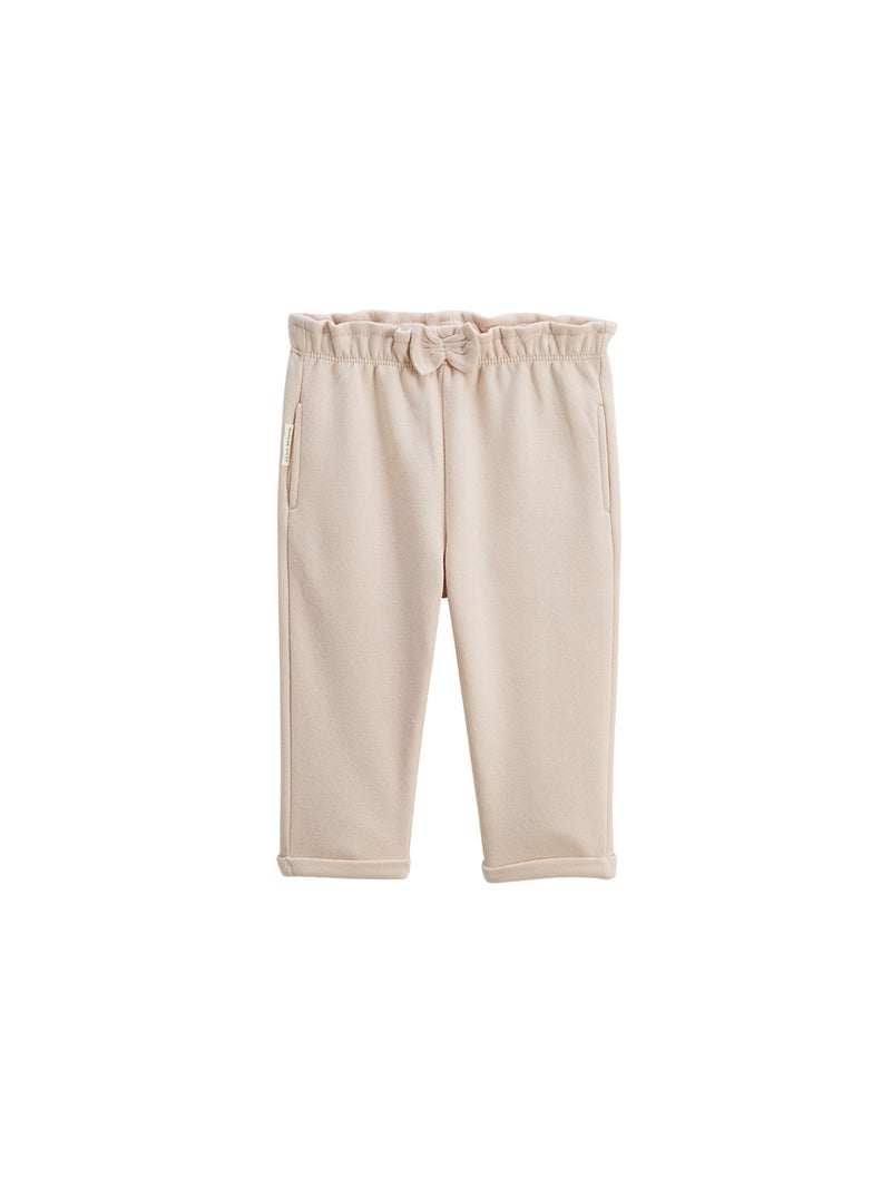 Lot de 2 pantalons bébé en molleton Dina Rose - Kiabi