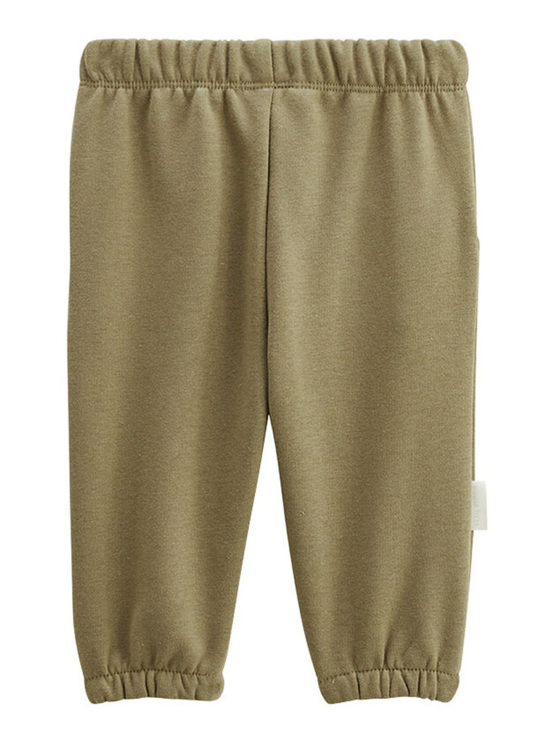 Lot de 2 pantalons bébé en molleton Gustin Camel - Kiabi