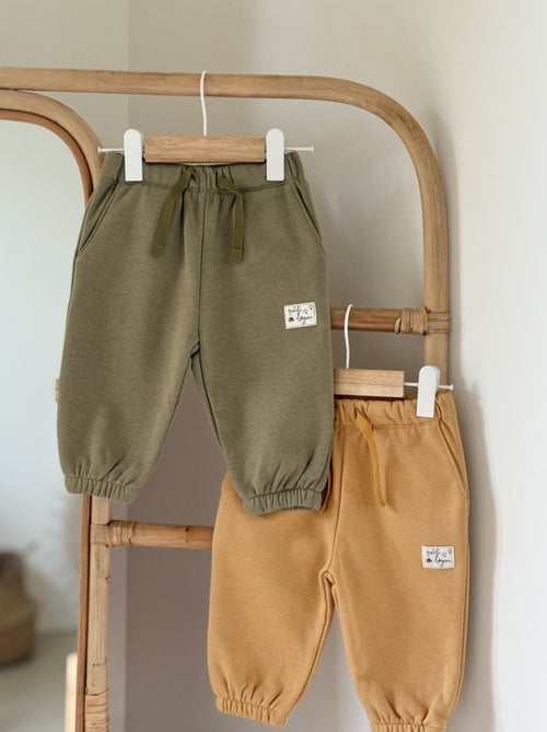 Lot de 2 pantalons bébé en molleton Gustin - Kiabi