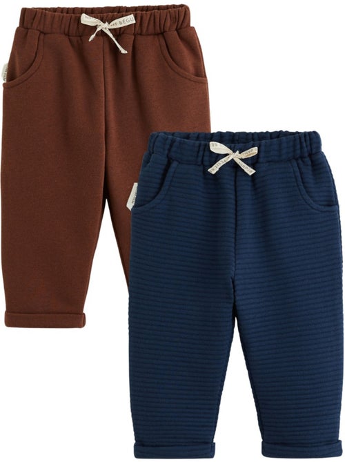 Lot de 2 pantalons bébé mathéo - Kiabi Lot de 2 pantalons bébé mathéo - Kiabi
