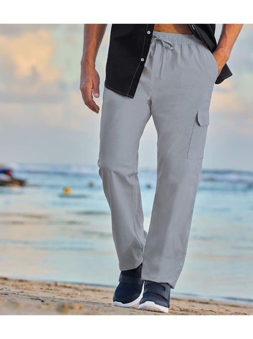 Lot de 2 Pantalons Cargo Confort - ATLAS FOR MEN - Kiabi Lot de 2 Pantalons Cargo Confort - ATLAS FOR MEN - Kiabi