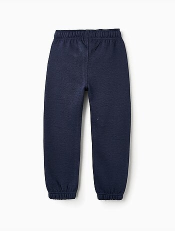 Lot de 2 pantalons de jogging avec doublure en coton peigné