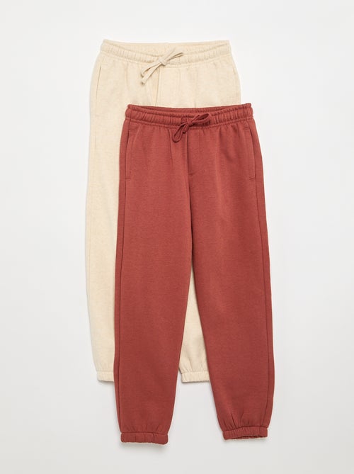 Lot de 2 pantalons de jogging - Kiabi Lot de 2 pantalons de jogging - Kiabi