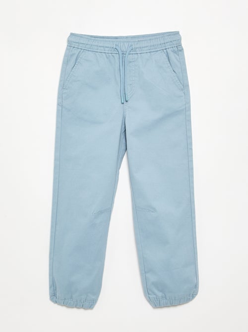 Lot de 2 pantalons de jogging en twill - Kiabi Lot de 2 pantalons de jogging en twill - Kiabi