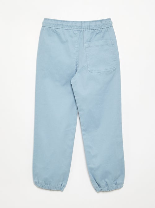Lot de 2 pantalons de jogging en twill - Kiabi Lot de 2 pantalons de jogging en twill - Kiabi