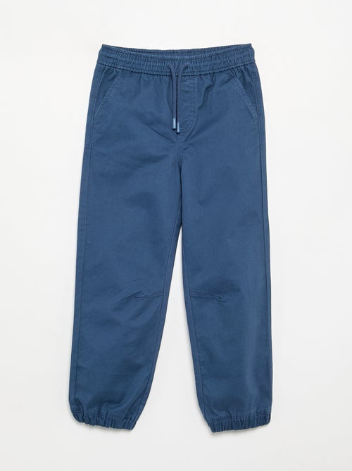 Lot de 2 pantalons de jogging en twill - Kiabi Lot de 2 pantalons de jogging en twill - Kiabi