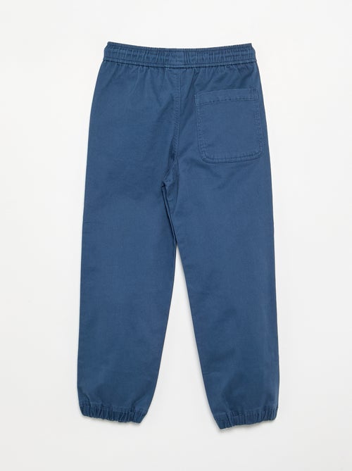 Lot de 2 pantalons de jogging en twill - Kiabi Lot de 2 pantalons de jogging en twill - Kiabi