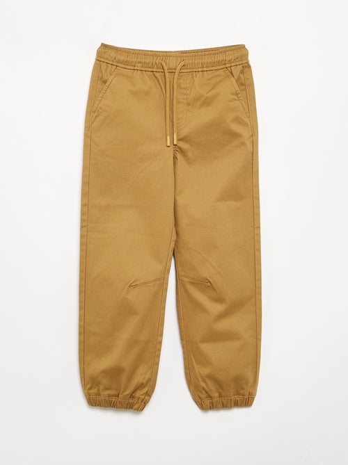 Lot de 2 pantalons de jogging en twill - Kiabi Lot de 2 pantalons de jogging en twill - Kiabi
