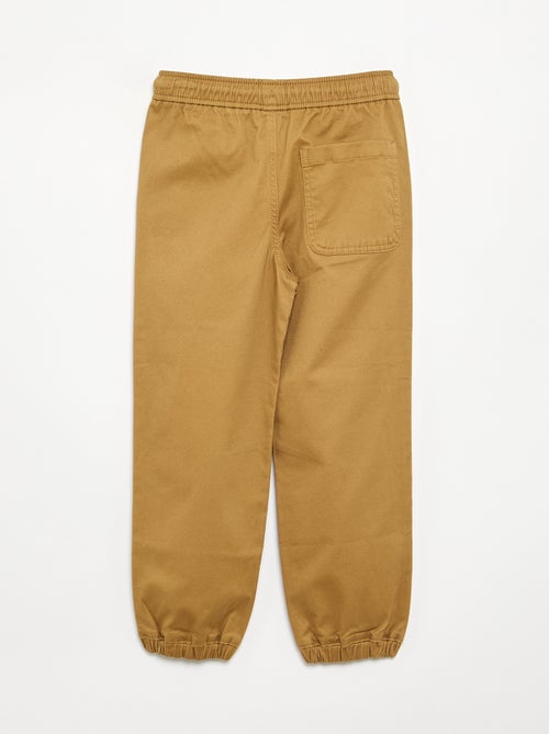 Lot de 2 pantalons de jogging en twill - Kiabi Lot de 2 pantalons de jogging en twill - Kiabi