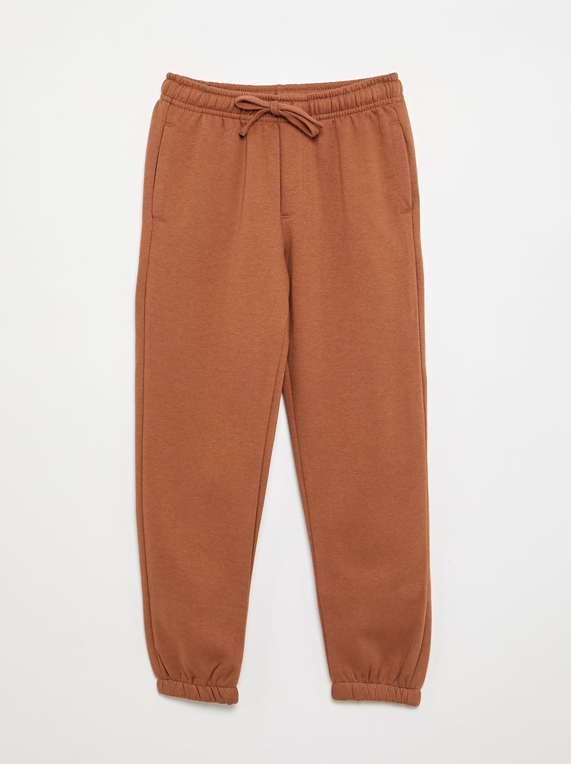 Lot de 2 pantalons de jogging Marron - Kiabi