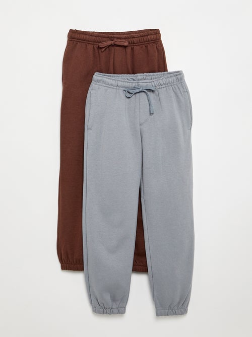 Lot de 2 pantalons de jogging - Kiabi Lot de 2 pantalons de jogging - Kiabi
