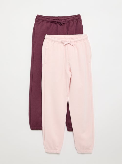 Lot de 2 pantalons de jogging - Kiabi Lot de 2 pantalons de jogging - Kiabi