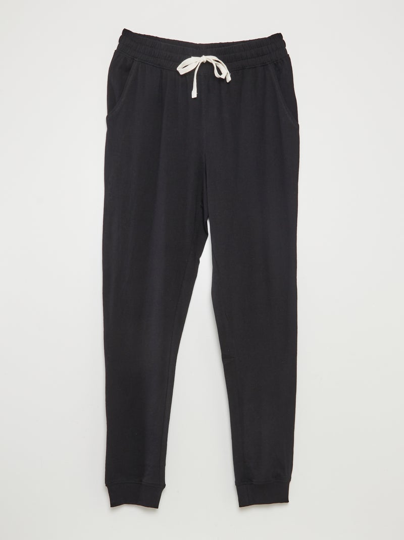 Lot de 2 pantalons de pyjama ! Noir - Kiabi