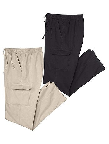 Lot de 2 Pantalons Cargo - ATLAS FOR MEN