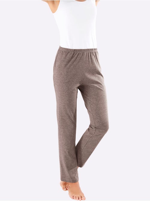 Lot de 2 pantalons en jersey à taille élastique avec poches cousues - Taille standard - Moda Vilona - Kiabi
