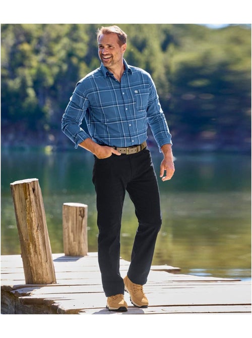 Lot de 2 Pantalons en Twill Stretch  - ATLAS FOR MEN - Kiabi