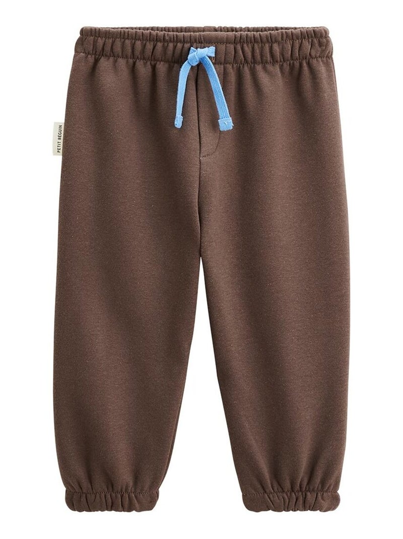 Lot de 2 pantalons enfant en molleton Cracotte Marron - Kiabi
