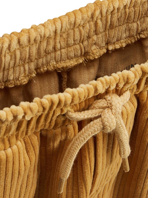 Lot de 2 pantalons enfant en velours côtelé Charly - Kiabi