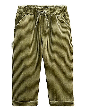 Lot de 2 pantalons enfant en velours c?tel? Charly