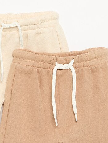 Lot de 2 pantalons forme sarouel en molleton