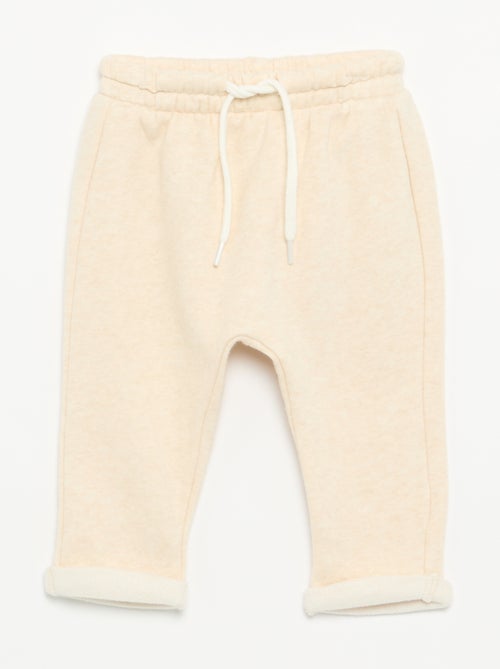 Lot de 2 pantalons forme sarouel en molleton - Kiabi