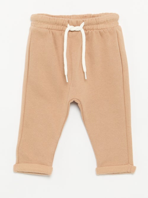Lot de 2 pantalons forme sarouel en molleton - Kiabi
