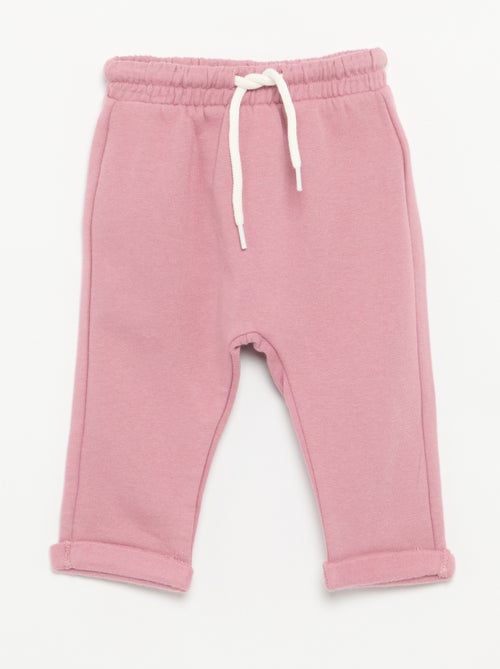 Lot de 2 pantalons forme sarouel en molleton - Kiabi