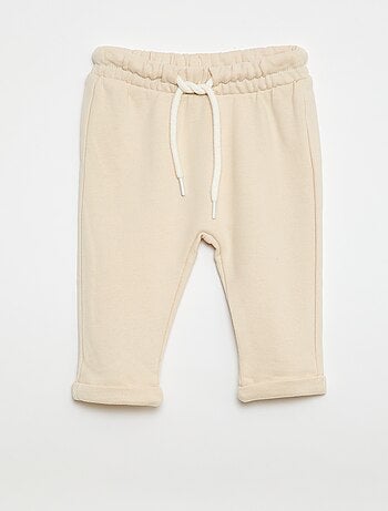 Lot de 2 pantalons jogging en french terry