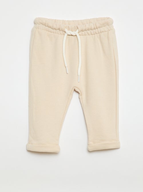 Lot de 2 pantalons jogging en french terry - Kiabi