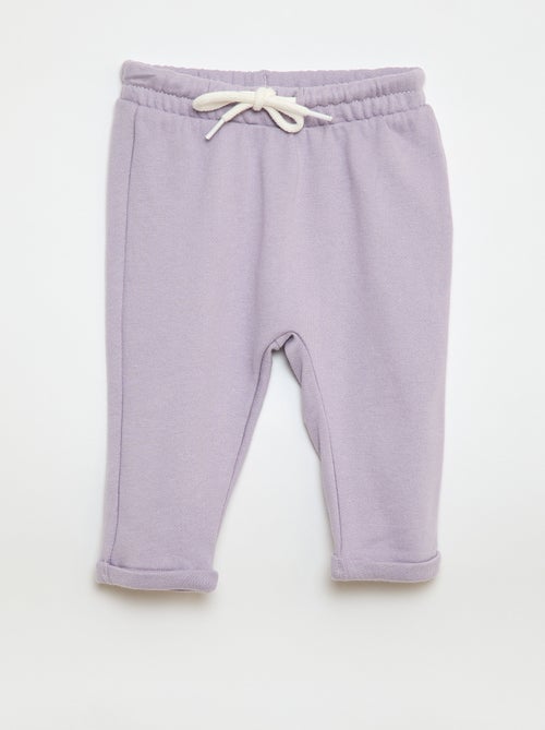 Lot de 2 pantalons jogging en french terry - Kiabi