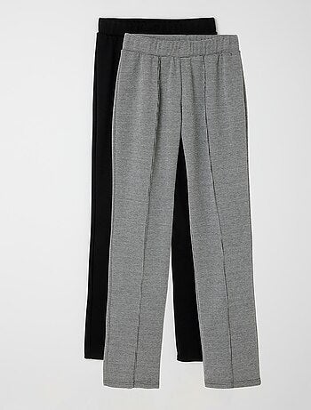 Lot de 2 pantalons maille milano - Damart