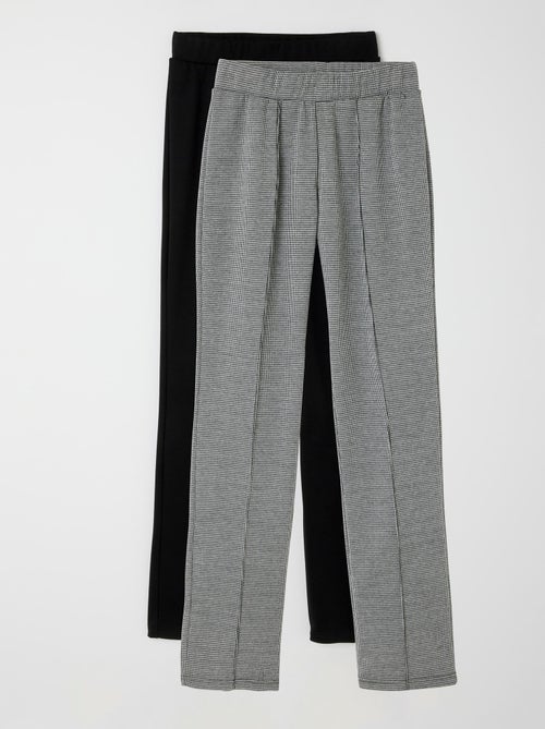 Lot de 2 pantalons maille milano - Damart - Kiabi