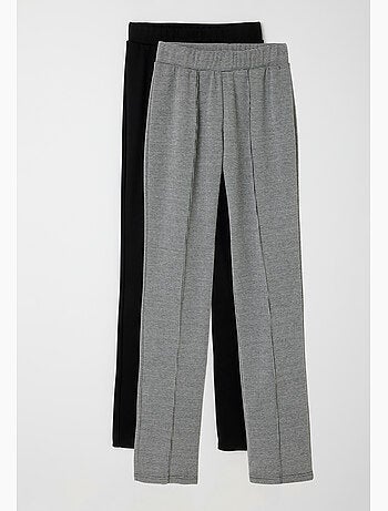 Lot de 2 pantalons maille milano - damart